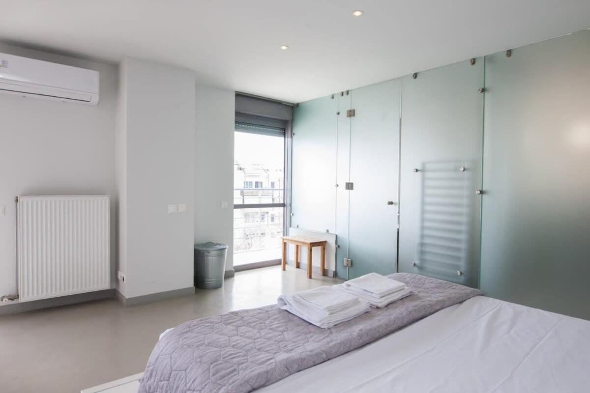 Penthouse With 360 View Of Athens And Private Gym Apartment Exterior foto