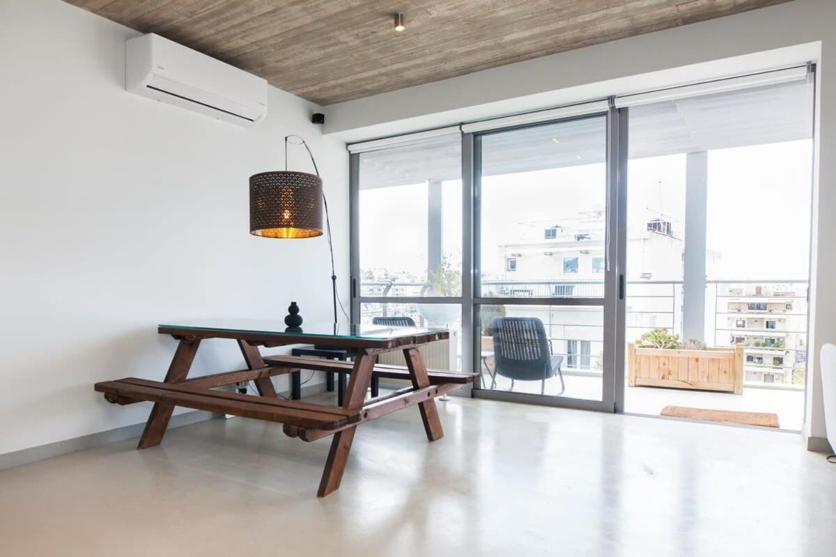 Penthouse With 360 View Of Athens And Private Gym Apartment Exterior foto