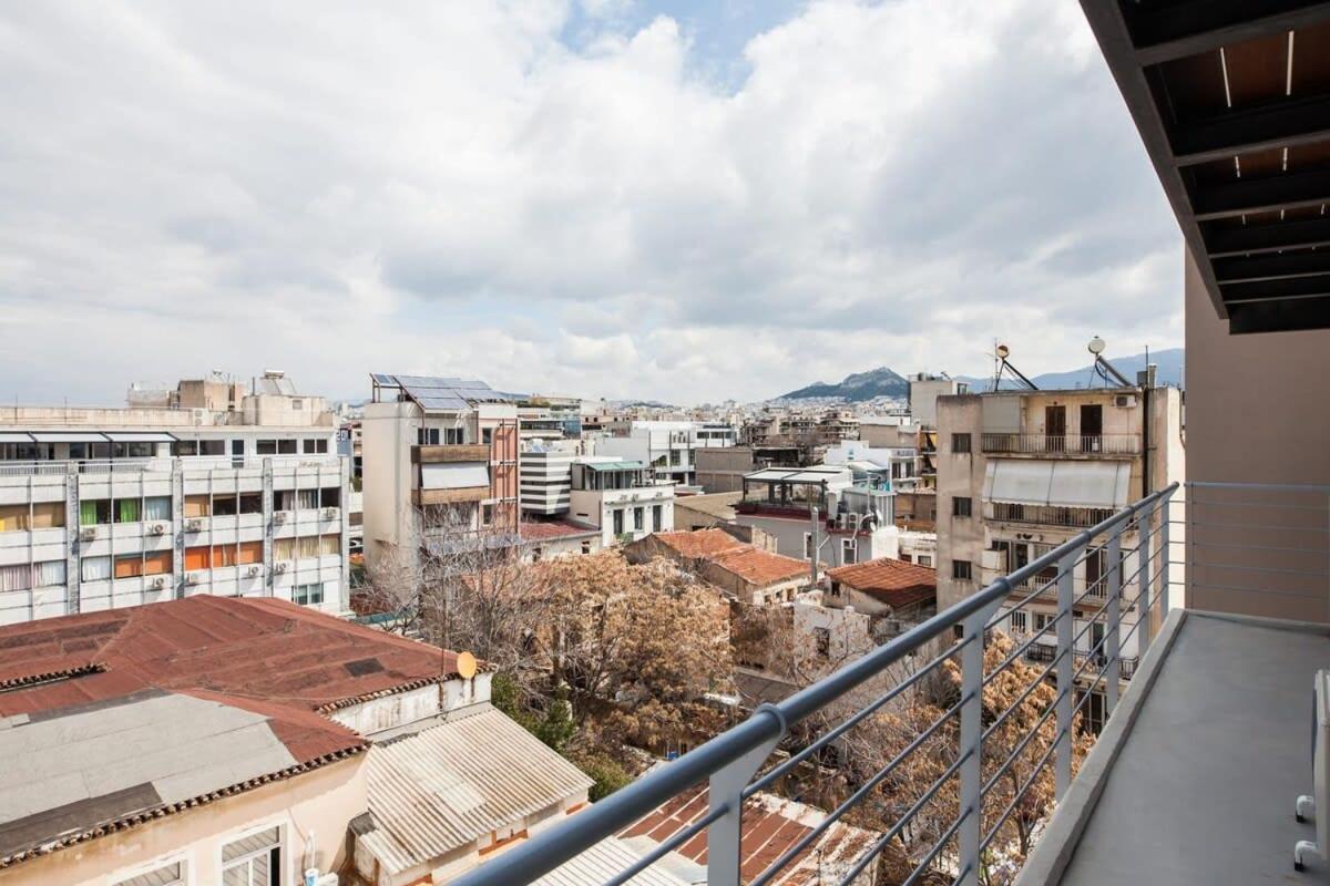 Penthouse With 360 View Of Athens And Private Gym Apartment Exterior foto