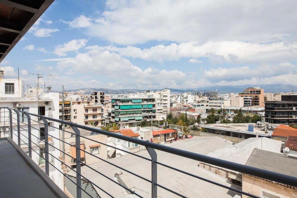 Penthouse With 360 View Of Athens And Private Gym Apartment Exterior foto