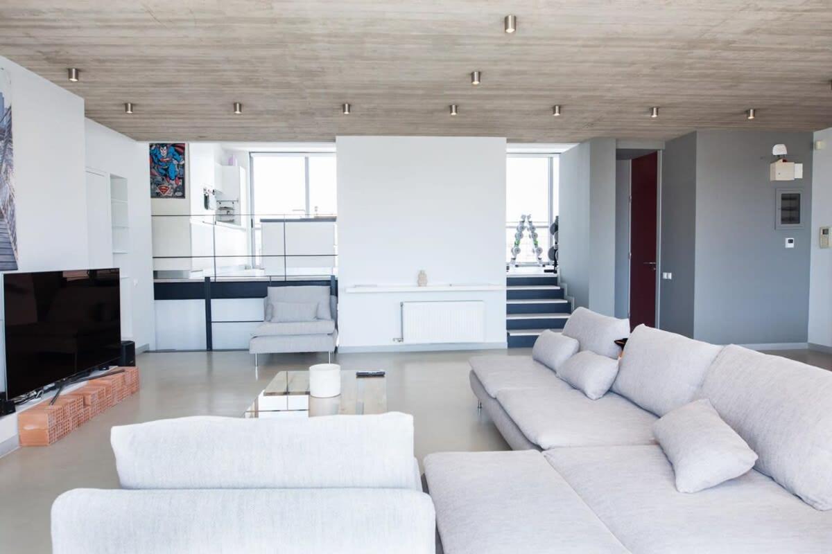 Penthouse With 360 View Of Athens And Private Gym Apartment Exterior foto