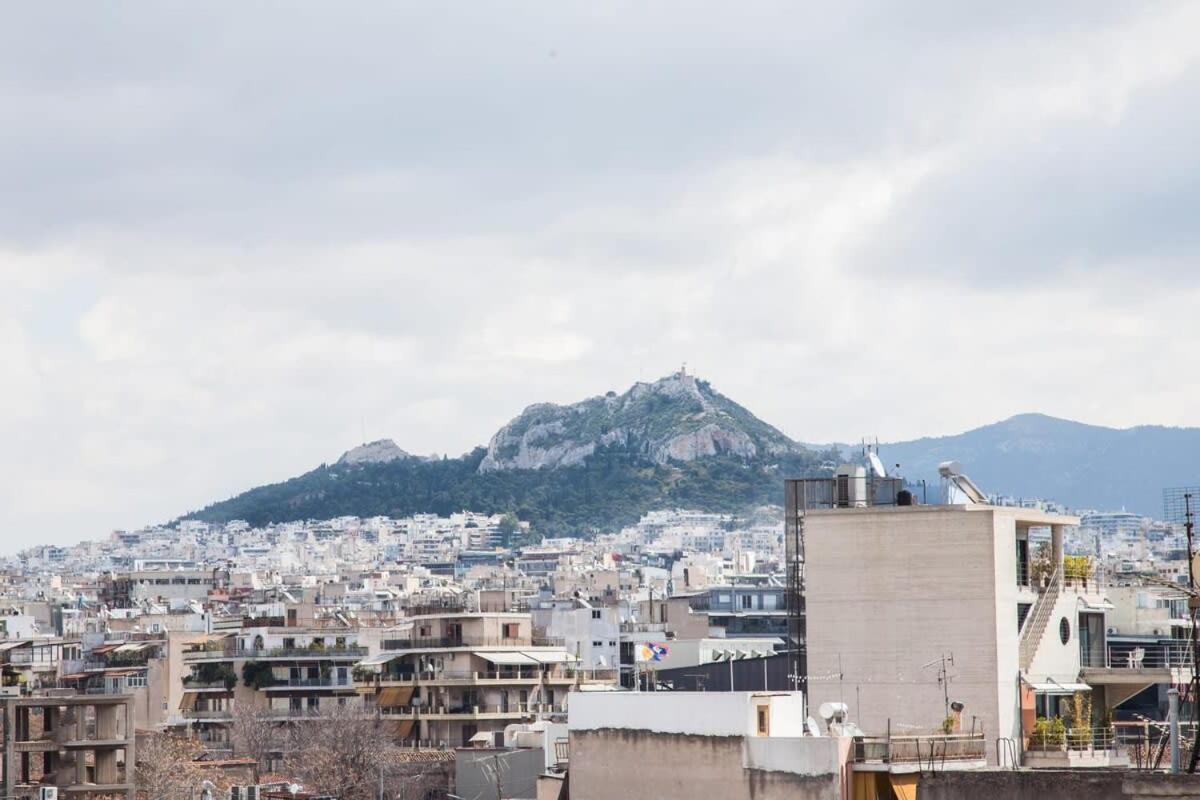 Penthouse With 360 View Of Athens And Private Gym Apartment Exterior foto